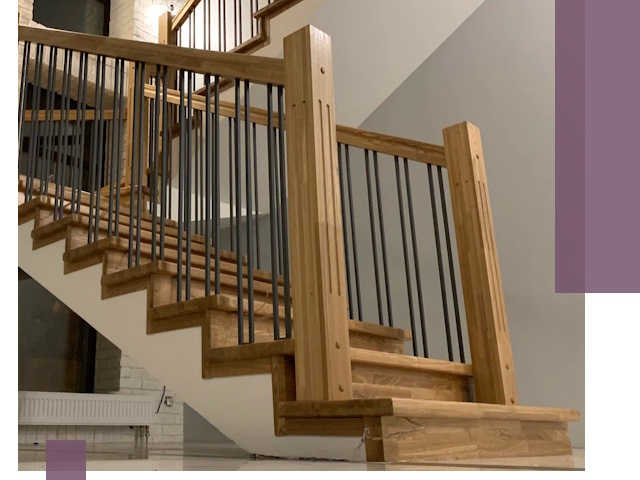 Реставрация деревянных и металлических лестниц в Ростове