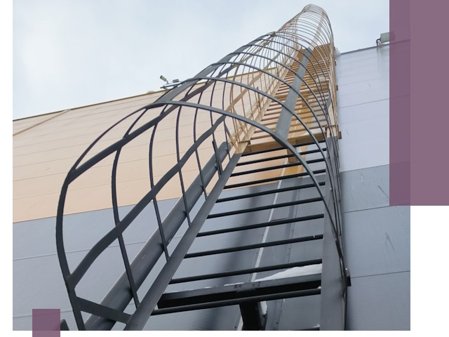 Изготовление и монтаж пожарных лестниц в Ростове профессионально