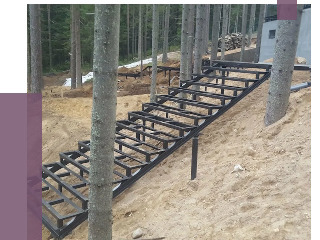 Монтаж металлических лестниц в Ростове от 13598 руб. 