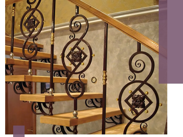 Изготовление кованых лестниц под ключ в Ростове