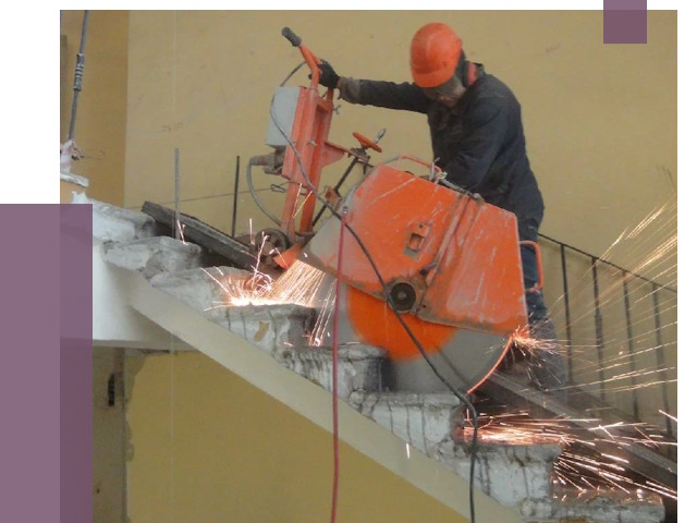 Демонтаж бетонных лестниц в Ростове от 4618 руб. за м2 | ПРОЛЁТ-Рсв