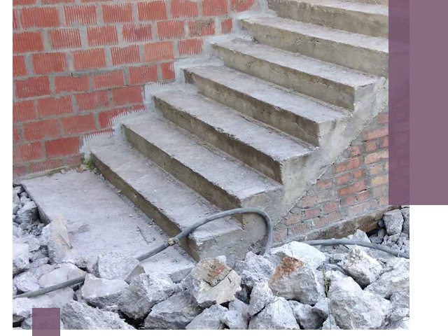 Демонтаж бетонных лестниц в Ростове: быстро и безопасно