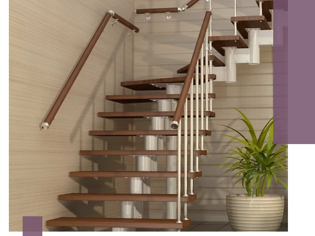 Изготовление модульных лестниц под ключ в Ростове