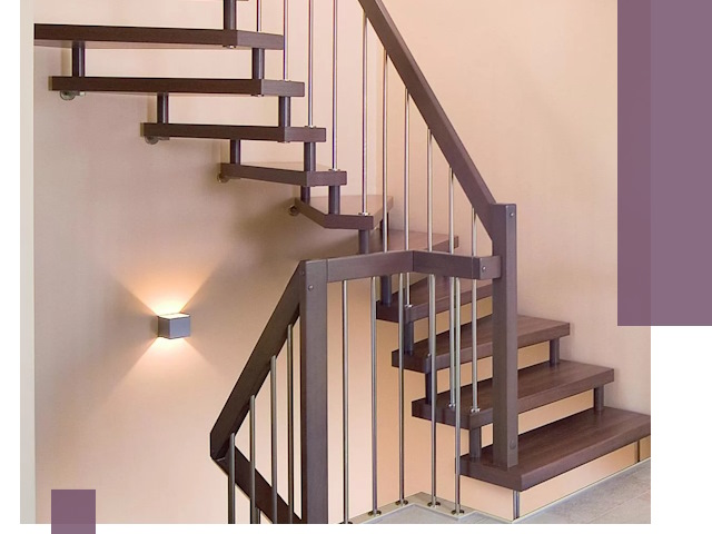 Изготовление лестниц на больцах в Ростове под ключ