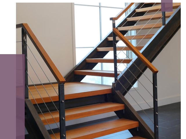 Изготовление лестниц на металлокаркасе в Ростове от 18987 руб. | ПРОЛЁТ-Рсв