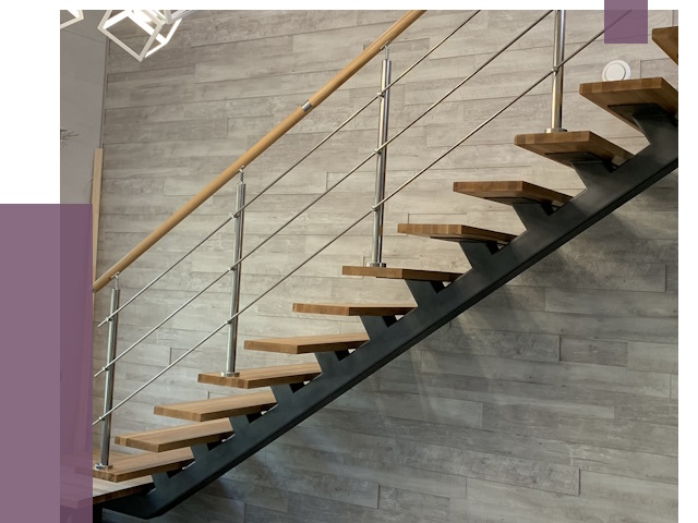 Изготовление лестниц на монокосоуре в Ростове от 76459 руб. 