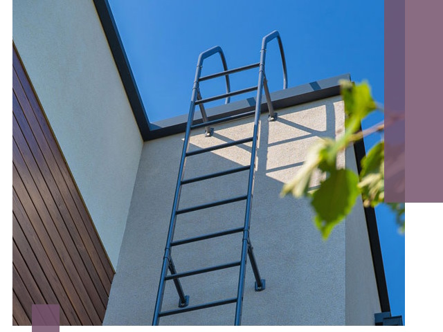 Лестницы на крышу в Ростове — изготовление, монтаж, демонтаж