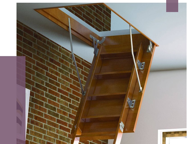 Установка чердачной лестницы в Ростове от 7851 руб. | ПРОЛЁТ-Рсв