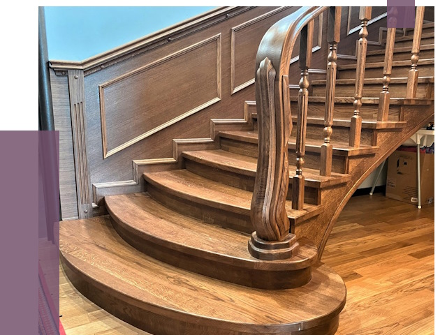 Дубовые лестницы под ключ в Ростове от 177037 руб. — ПРОЛЁТ-Рсв