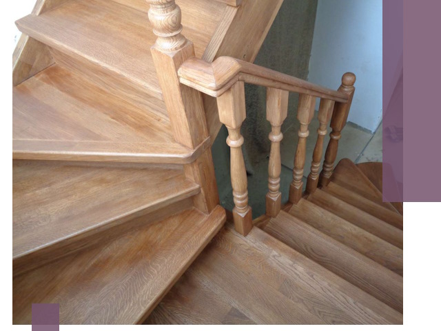 Дубовые лестницы под ключ в Ростове: изготовление и монтаж