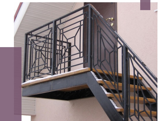 Металлические перила в Ростове от 4310 руб.  | ПРОЛЁТ-Рсв