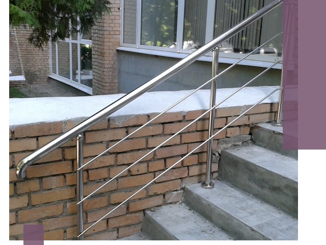 Перила из нержавеющей стали высокого качества в Ростове
