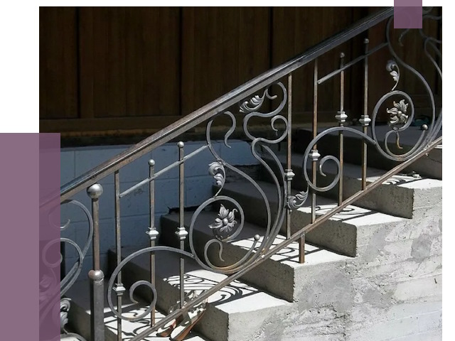 Кованые перила в Ростове от 8724 руб. под ключ — качество от ПРОЛЁТ-Рсв