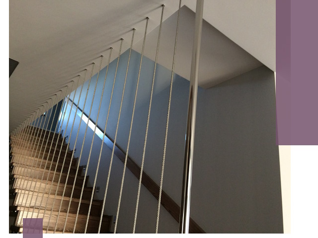 Тросовые перила под ключ в Ростове — производство и монтаж