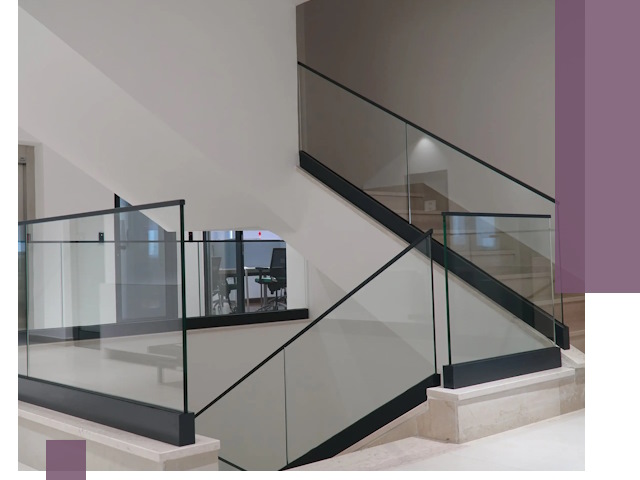 Стеклянные перила премиум-класса с установкой в Ростове