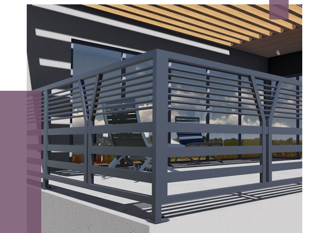 Изготовление балконных ограждений в Ростове от 10776 руб. | ПРОЛЁТ-Рсв