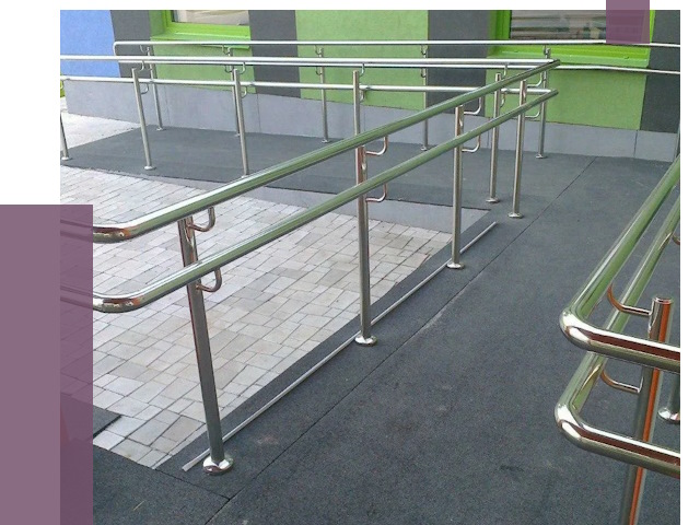 Ограждения пандусов в Ростове от 4362 руб. монтаж | ПРОЛЁТ-Рсв