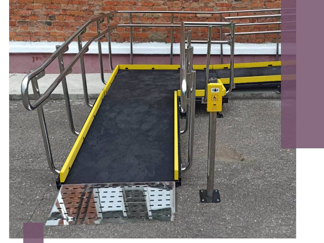 Изготовление наклонных пандусов для инвалидов в Ростове