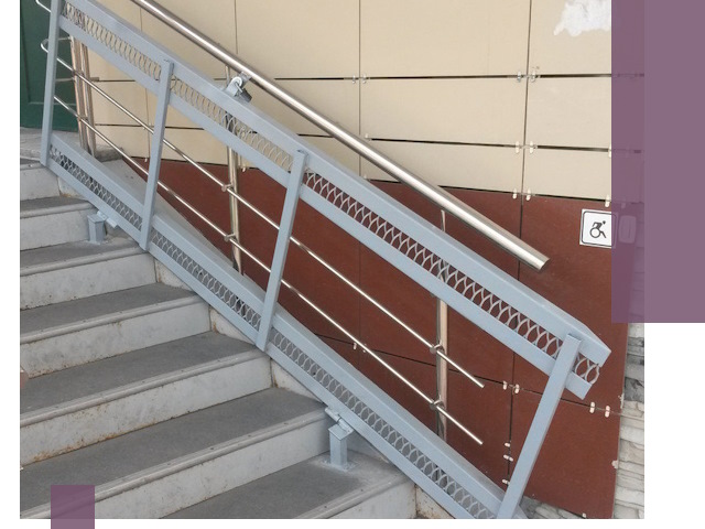 Изготовление откидных пандусов под ключ в Ростове