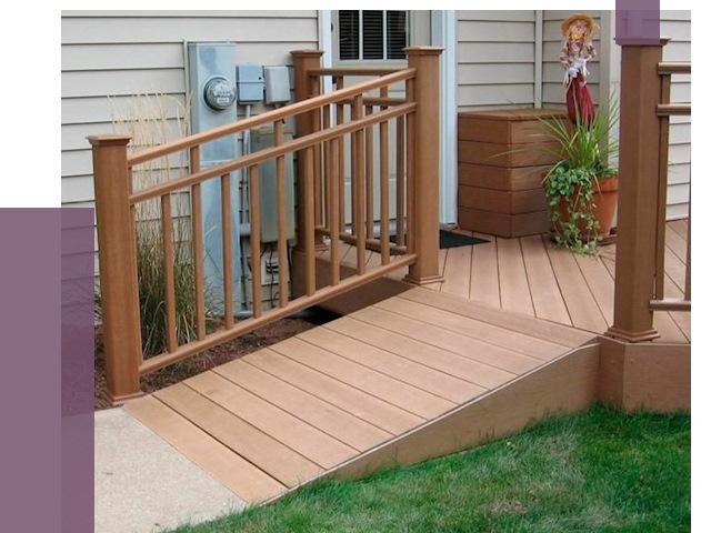 Пандус на крыльцо в Ростове под ключ от 7800 руб. 