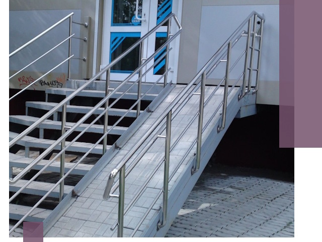 Пандус на крыльцо под ключ в Ростове: монтаж и изготовление