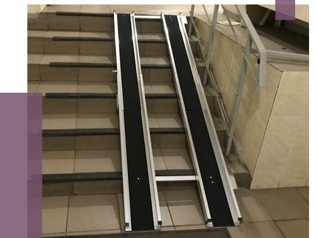 Установка пандуса в подъезд в Ростове от 8005 руб. под ключ | ПРОЛЁТ-Рсв