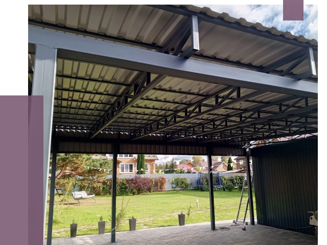 Монтаж навесов в Ростове от 7389 руб. — установка навеса | ПРОЛЁТ-Рсв