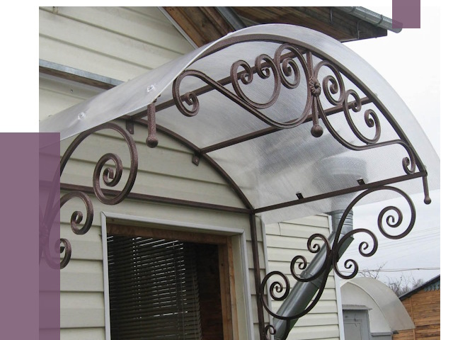 Изготовление козырьков в Ростове от 7389 руб. — заказать | ПРОЛЁТ-Рсв