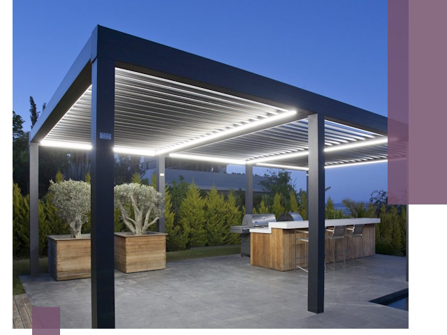 Навесы отдельно стоящие под ключ в Ростове из металла и поликарбоната