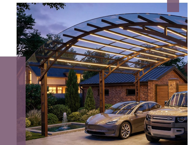 Металлические навесы в Ростове от 12726 руб. под ключ — ПРОЛЁТ-Рсв