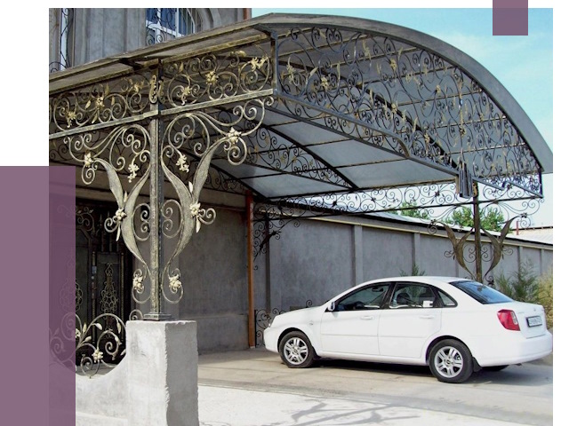 Кованые навесы в Ростове от 14625 руб. | ПРОЛЁТ-Рсв