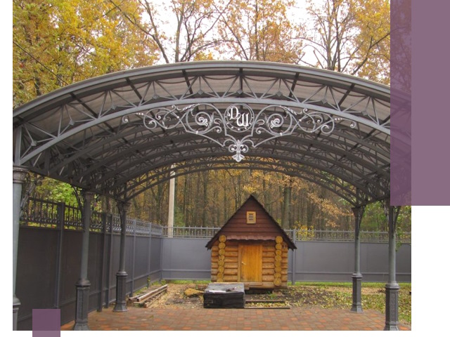 Кованые навесы премиум-класса под заказ в Ростове