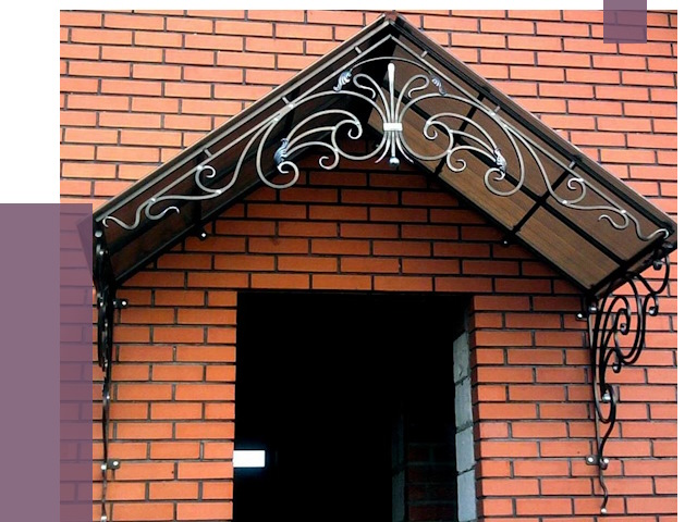 Металлические козырьки в Ростове от 10725 руб. 