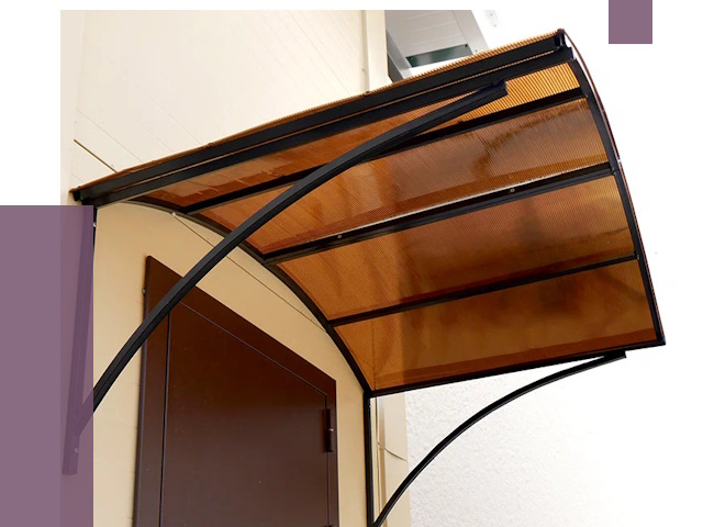 Недорогие козырьки в Ростове от 7615 руб.  | ПРОЛЁТ-Рсв