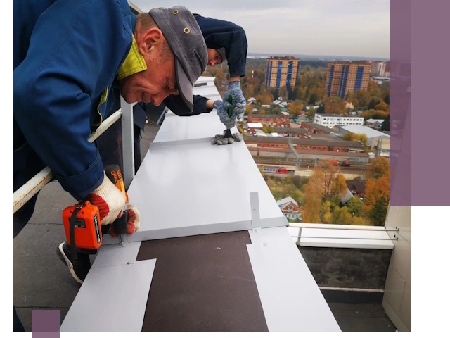 Монтаж парапетов в Ростове — установка прочных металлических ограждений