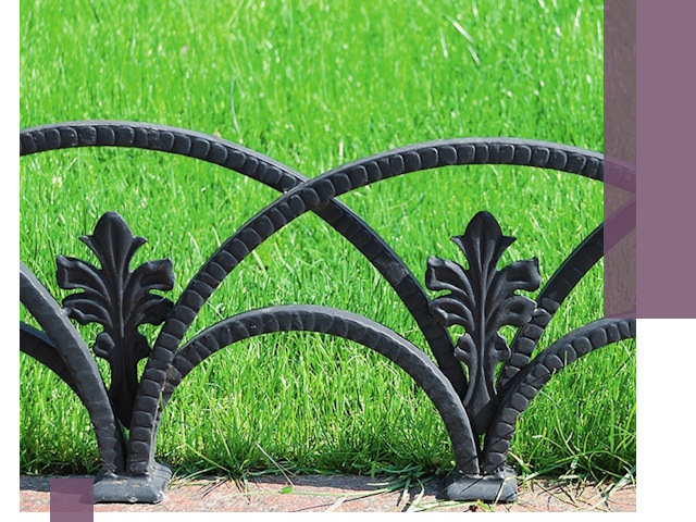 Декоративные металлические бордюры под ключ в Ростове