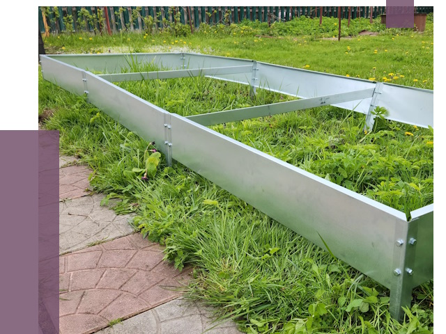 Металлические бордюры для грядок в Ростове от 1796 руб. 