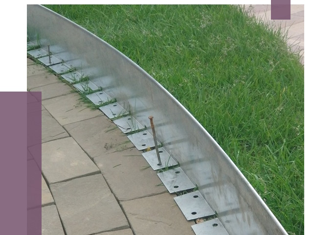 Металлические бордюры для тротуаров в Ростове от 8724 руб.