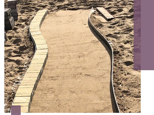 Металлические бордюры для тротуаров в Ростове — прочные и долговечные