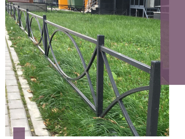 Газонные ограждения из металла в Ростове — монтаж и продажа