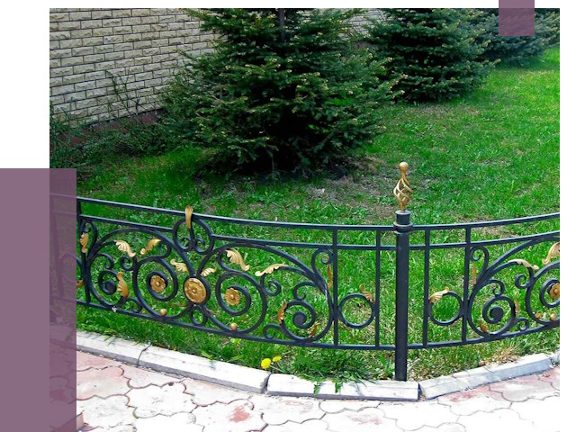 Кованые газонные ограждения в Ростове от 7646 руб. — ПРОЛЁТ-Рсв