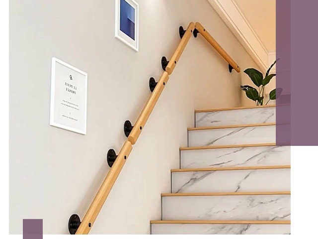 Поручни металлические и деревянные под ключ в Ростове