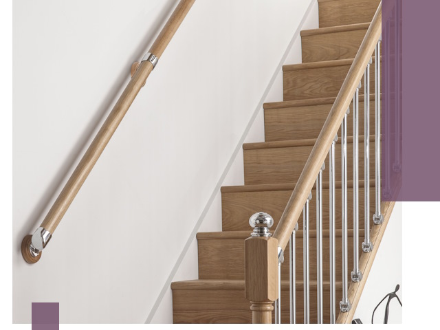 Пристенные поручни из стали и нержавейки под монтаж в Ростове