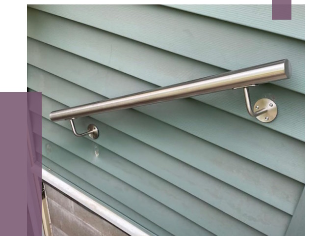 Поручни из нержавеющей стали в Ростове от 7697 руб.  | ПРОЛЁТ-Рсв